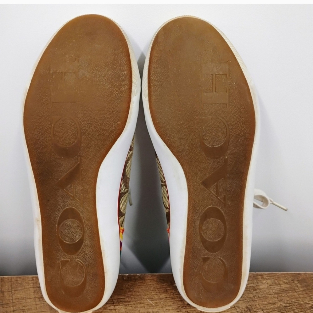 Coach Multicolor Canvas Sneakers - Picture 8 of 14